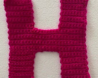 Crochet pattern (German) letter H