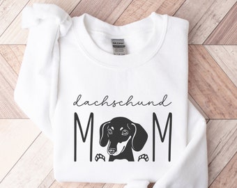 Dachshund Mom Sweatshirt, Doxie Lover Gift