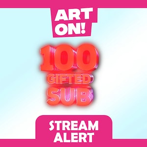 Retro Twitch Gifted Sub Alerts: Stream Overlay (Digital Download)