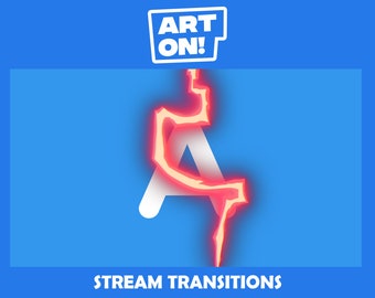 Transición de transmisión rápida de Red Anime: animación de Twitch (descarga digital)