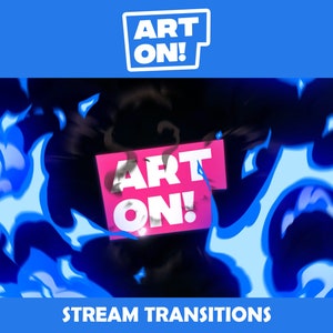 Transición de logotipo de Anime Stinger personalizada: Transmisión animada de Twitch (Descarga digital)