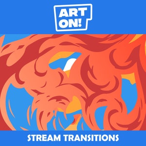 Anime Style Fire Stinger Transition | Twitch Transition, Animated Stream Transition