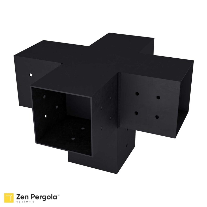 5arm Post Bracket for 4x4 Wood Posts Etsy