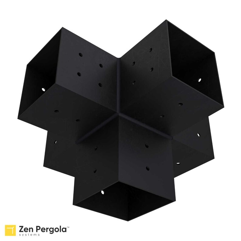 5arm Post Bracket for 4x4 Wood Posts Etsy