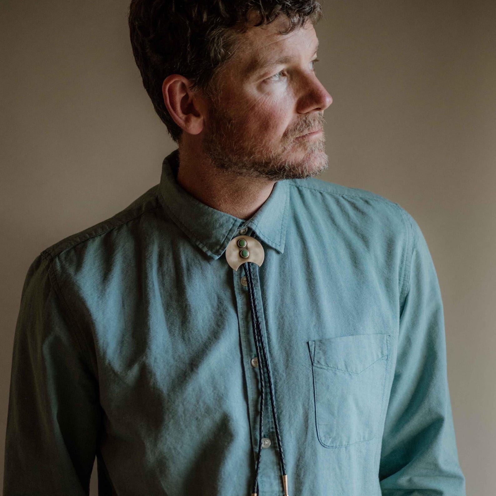 Canyon Sky Turquoise Bolo Tie main image 1