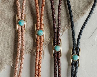 Shepherd Bolo Tie // Stone