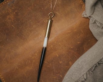 THE ORIGINAL // Yellowstone Beth Dutton Porcupine Quill Necklace // 32"