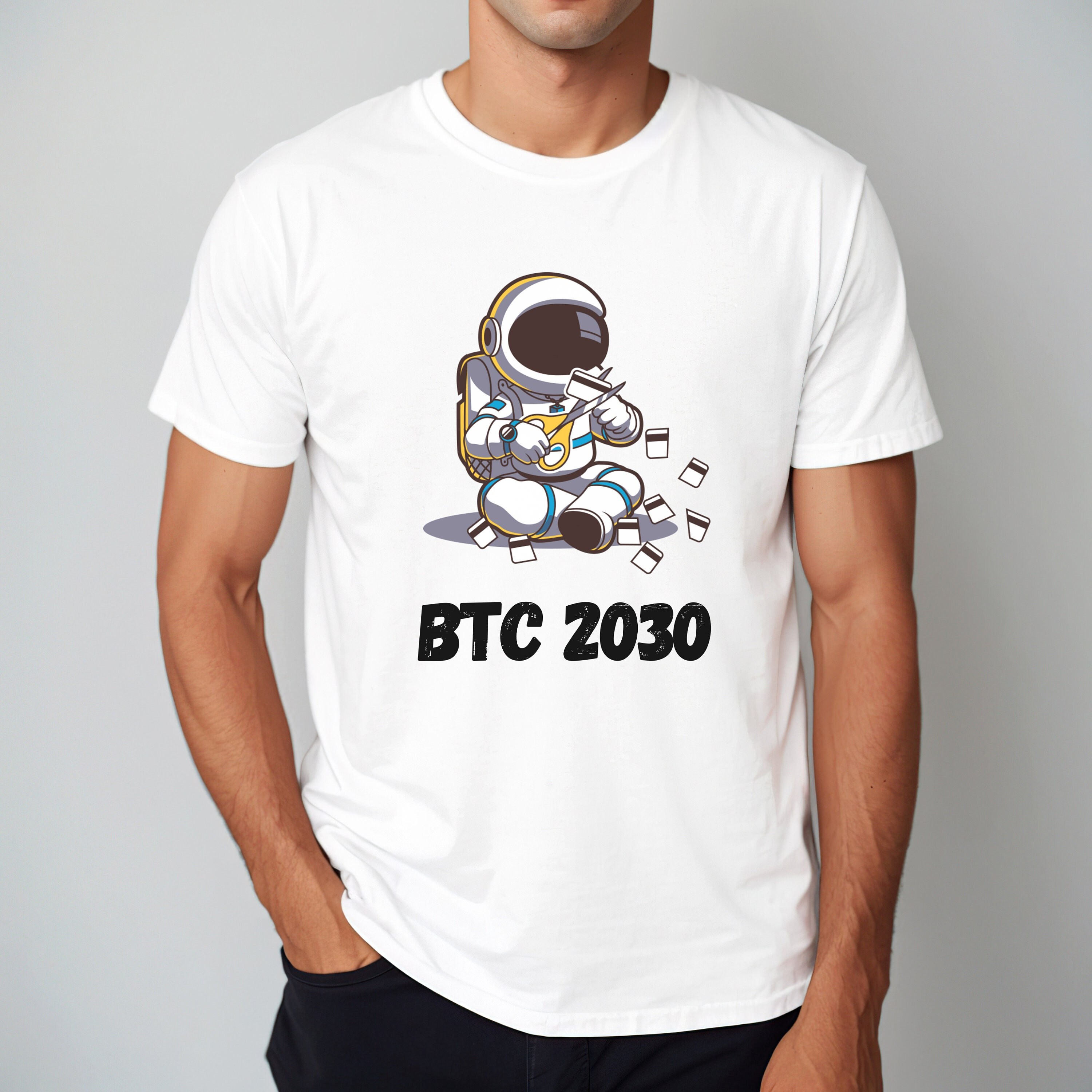 Camiseta BTC 2030 / Ropa futurista Bitcoin para entusiastas e inversores de  las criptomonedas - Etsy España
