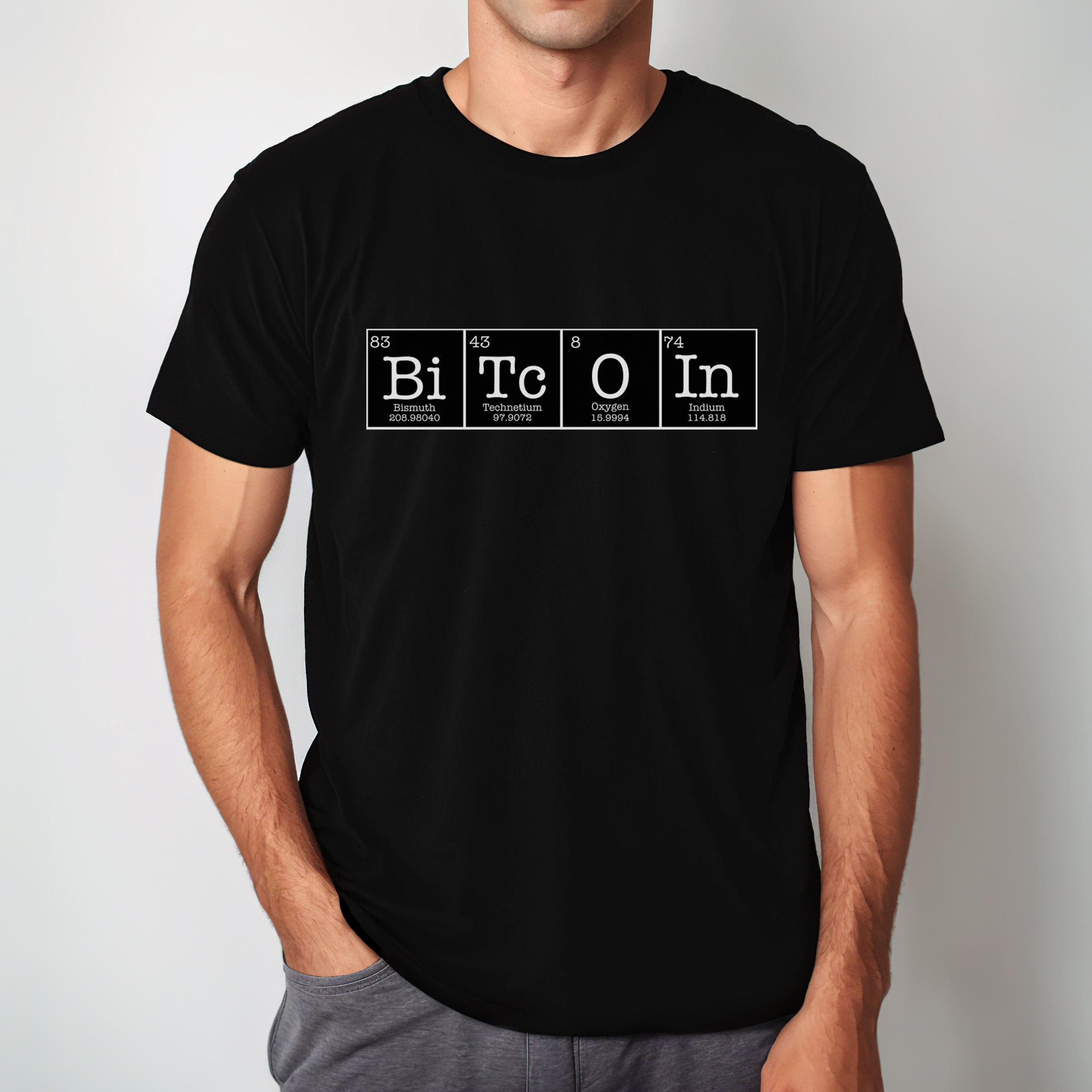 Bitcoin Chemical Element T-shirt | Periodic Table Crypro Shirt | BTC Logo  Tee - Etsy