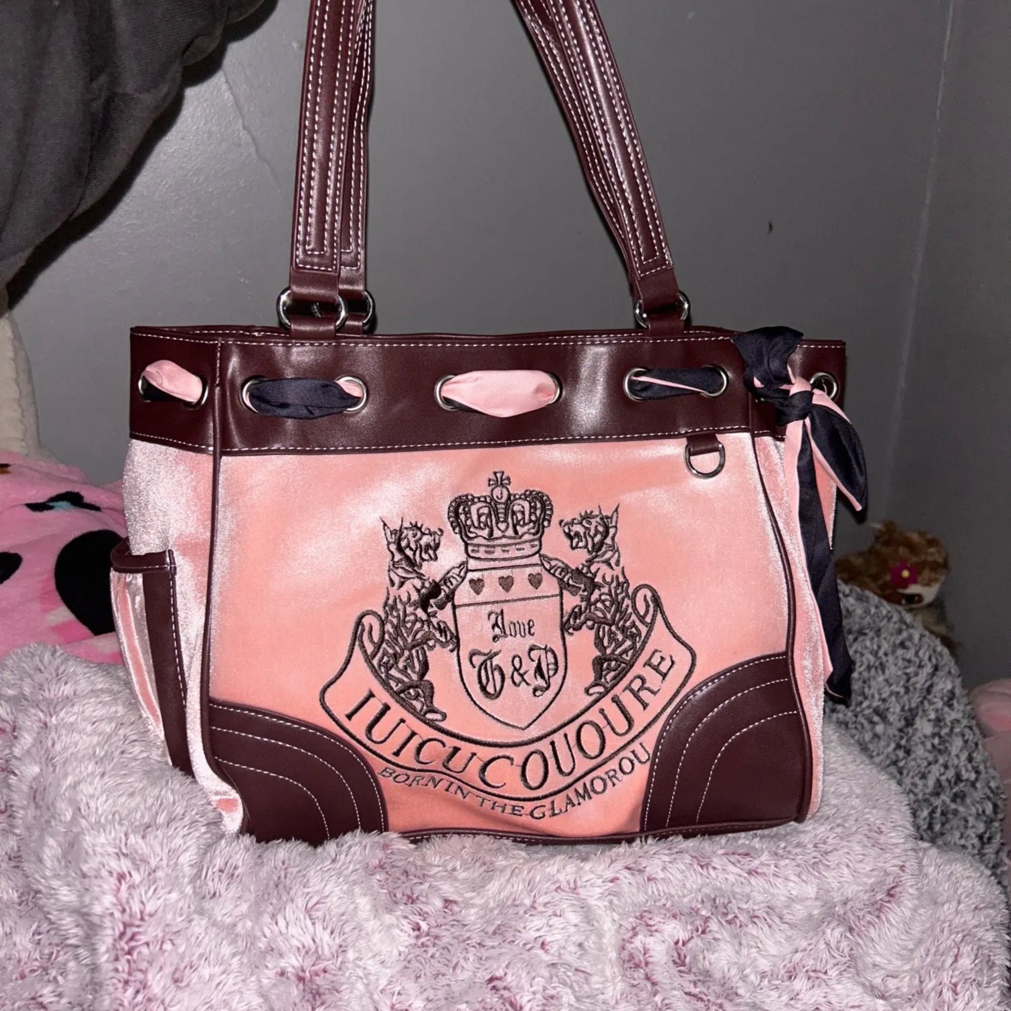 Vintage Retro Y2K Dooney Bourke Pink Purse 90s Barbiecore