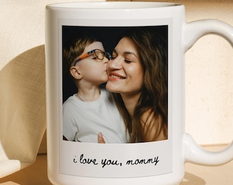 Personalized Photo Mug for Mom Custom Picture Coffee Mug Birthday Gift for Mom Gift from Daughter Son Photo Coffee Cup Picture Mug Keepsake