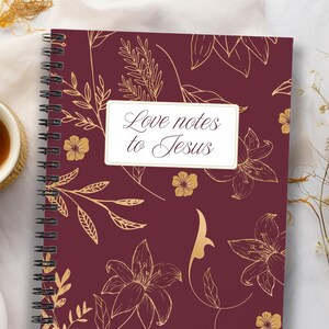 Christian Spiral Notebook Women Bible Journal Gratitude Prayer Journal Bible Study Notebook Christian Valentines Day Gift Idea Faithbased