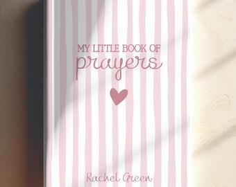 Personalized Kids Prayer Journal Christian Journal for Girls Church Notebook Boys Prayer Notebook Baptism Gift for Children Christian Gift