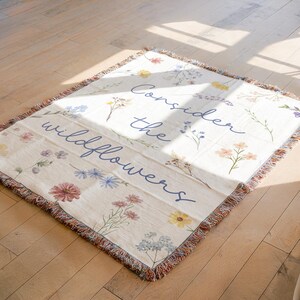Bible Verse Woven Blanket