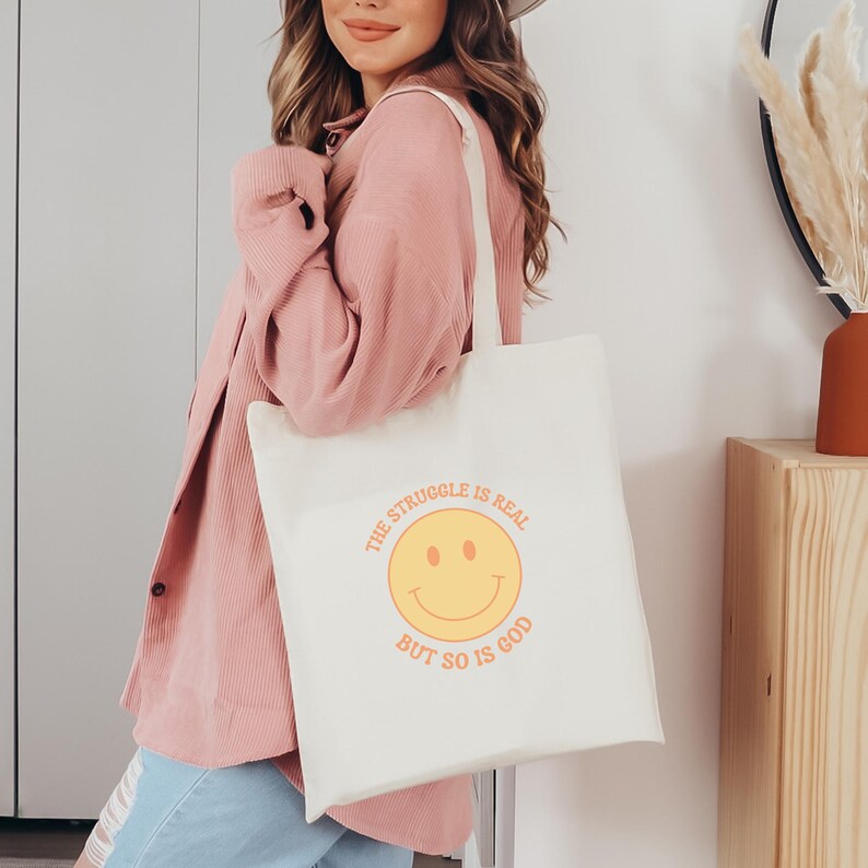 Retro Smiley Face Bag