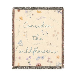 Floral Picnic Blanket Christian