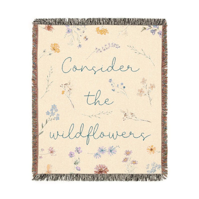Floral Picnic Blanket Christian