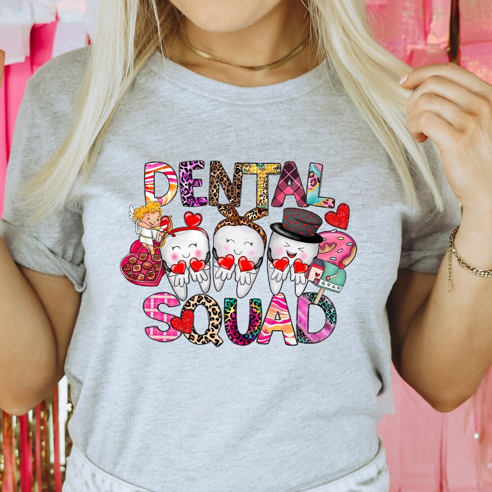Dental Valentine Tshirt For Gift,Valentines Day Shirts For Woman,Valentines Day Gift,Dental Valentine Day T-Shirt,Dental Valentine'S Day Tee Moderndaydecors