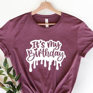 It&#39;s My Birthday Shirt, Birthday Party Shirt, Birthday Girl T-Shirt, Gift For Birthday, Birthday Queen Tee, Unisex Shirt