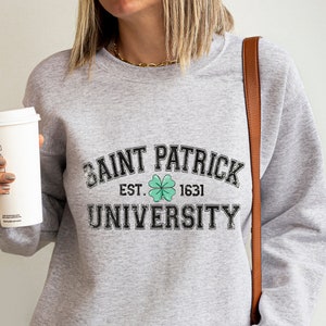 Saint Patrick University Est 1631 Tshirt, St Patricks Day Shirt, Love Irish St Patrick Shirts, 2024 St Patrick Day Celebrations Gifts