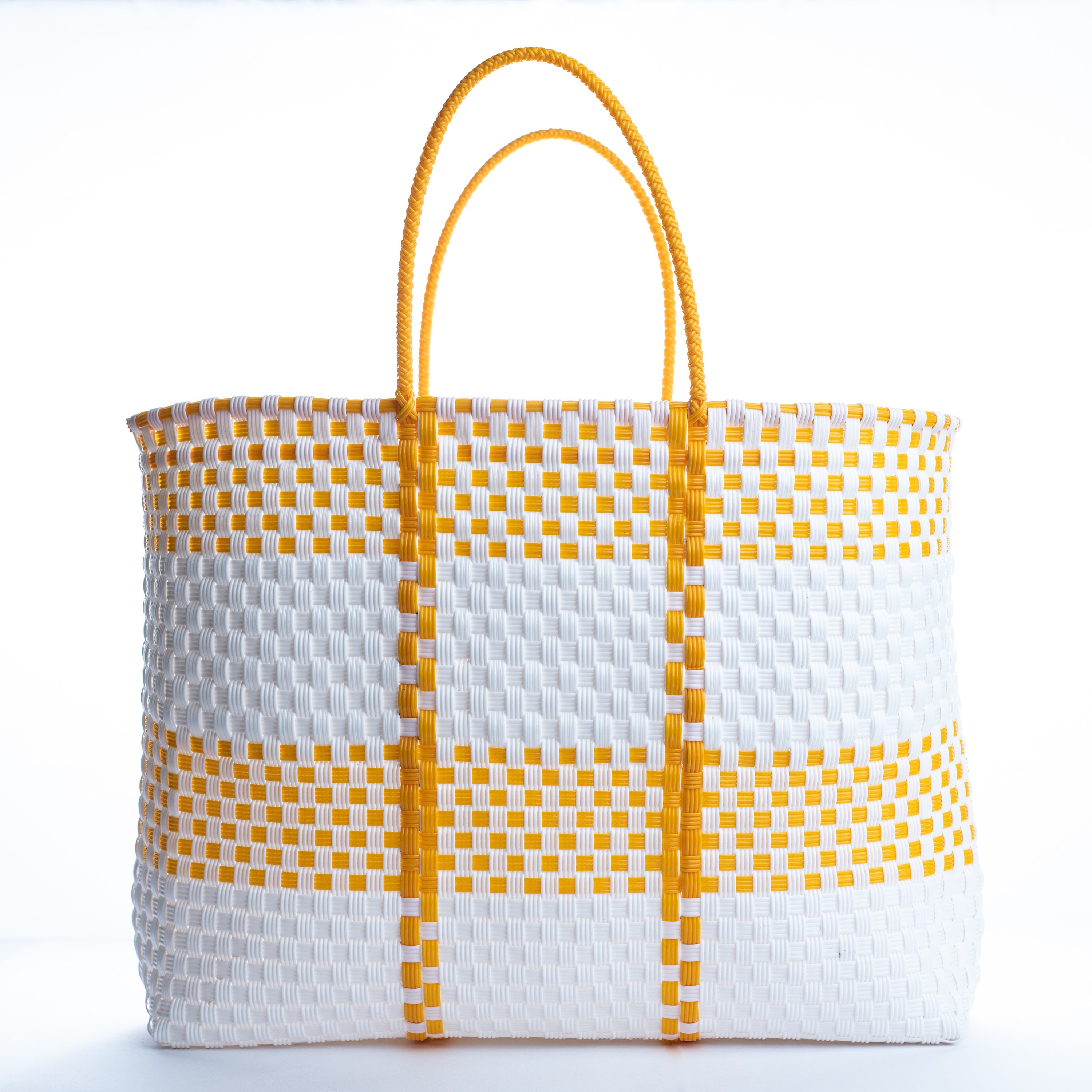 Limited Edition: Change Your Plastics Tote Bag: Off-White bag, 1 Ocean  Color Handles