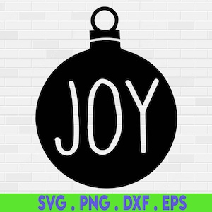 Joy Svg, Christmas Joy Svg, Christmas Ornament Svg, Christmas Svg, Believe Svg, Merry and Bright Shirt Svg File