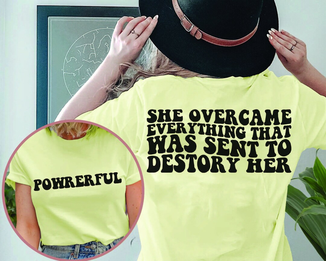 She Overcame Svg, Female Empowerment, She is Me Svg, I Am She Svg