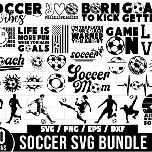 Soccer Svg Bundle, Soccer Ball Monogram Svg, Soccer Player Svg, Soccer Shirt Svg, Soccer Mom Life Svg, Soccer Svg Designs, FootBall Svg
