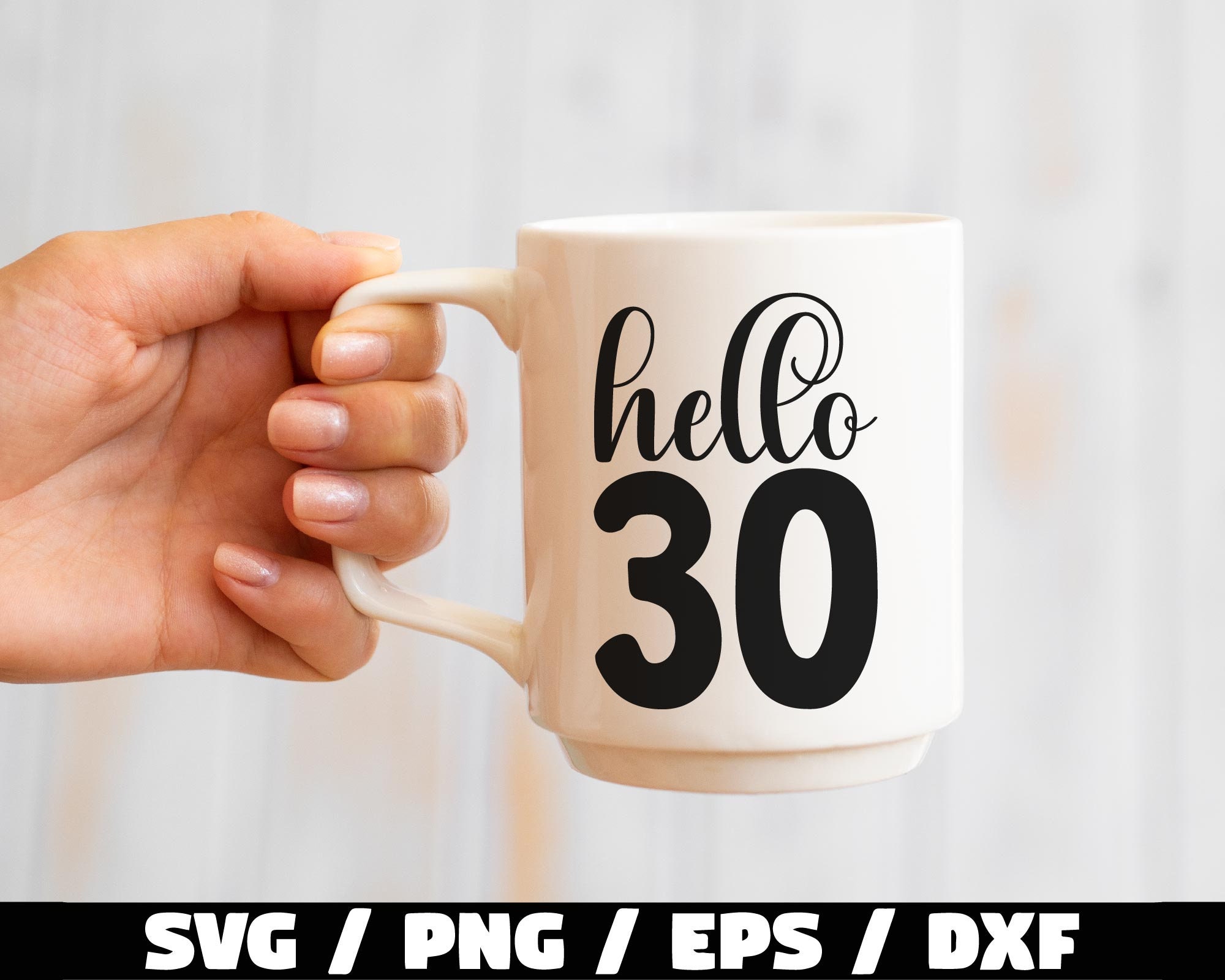 Thirty Af Thirty SVG Bundle, 30th Birthday Svg, Hello Thirty Svg, Thirty AF Svg ...