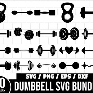 Dumbbell SVG Bundle, Barbell svg, Dumbbell dxf,Dumbbell png,Dumbbell eps,Dumbbell vector,Dumbbell cut files,Weights Svg,Weightlifting svg