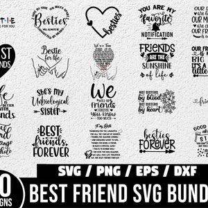 Beste Freunde SVG Bundle, Freunde SVG, Bestie SVG, Bff SVG, Freundschaft SVG, lustige Freunde SVG, Freundschaft Zitate, Freundschaft SVG Bundle