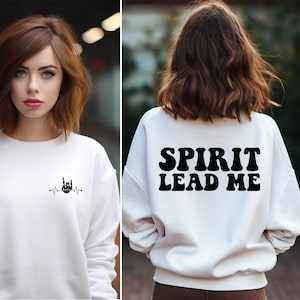 Spirit Lead Me Svg Png, Boho Svg, Christian Quote SVG, Christian Svg, Self Love Svg, Faith PNG Inspirational Quotes Saying Sun Waves Png