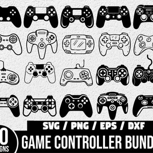 Game Controller Svg Bundle, Video Game Svg, Gaming Svg, Gamer Svg, Controller Svg, Game Day Svg, Game Clipart, Console Controller Svg