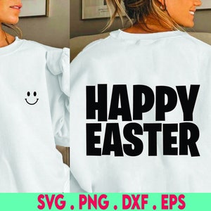 Easter Shirt SVG, Happy Easter SVG, Bunny SVG, Spring Svg, Popular Svg, Png, Dxf, Svg Files For Cricut, Sublimation Designs Downloads