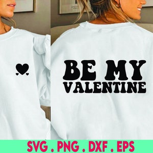 Be my valentine SVG Cut File, valentines day svg, be mine svg, handlettered svg, for cricut, for silhouette, dxf