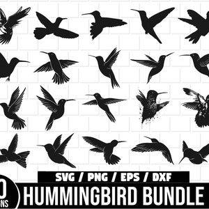 Hummingbird Svg Bundle, Hummingbird SVG, Bird Svg, Flying Bird Svg, Hummingbird Cricut, Bird Clip Art, Hummingbird Clipart, Bird Silhouette