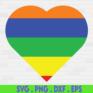 Rainbow Heart Svg, Human Rights Svg, Clipart, Gay Pride Lgbt Lesbian, Esquisses. Coeur, Arc-en-ciel Svg, Égalité Amour Valentin Lover