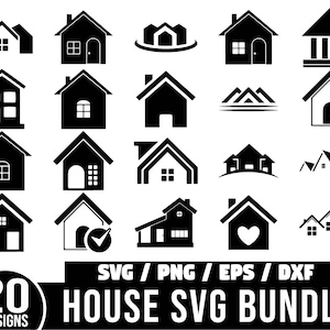 House Svg Bundle, House Outline svg, House png, Home svg, House Clipart, Home Sweet Home svg, house logo svg