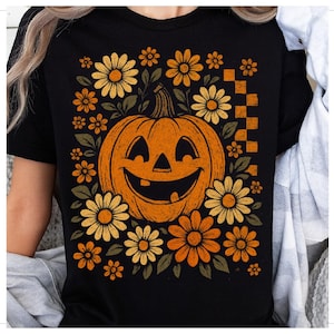 Floral Fall Pumpkin Png, Fall Shirt, Fall Png, Boho Floral Pumpkins png, Halloween Png, Fall Pumpkin Png, Thanksgiving Png, Autumn Png