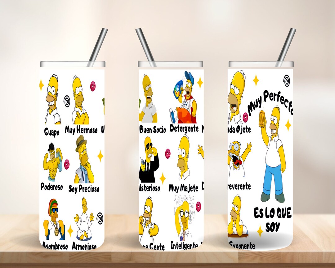 Homer Simpson Wrap Bundle T-shirt PNG High Quality 20 Oz Skinny Tumbler ...