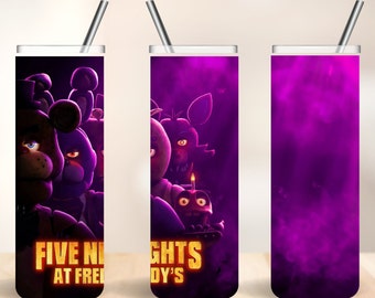 Five nights at Freddy's |PNG |High Quality|20 oz Skinny Tumbler | T-shirt Sublimation Wrap | Custom Name| 300 dpi | Digital/Instant Download
