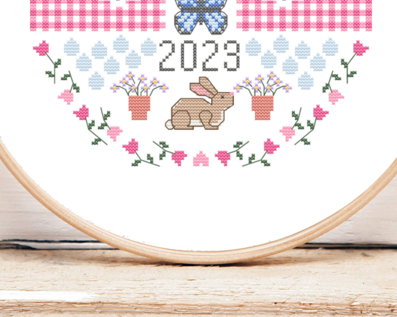 Cross Stitch Sampler Pattern PDF Spring Cross Stitch Sampler - Etsy