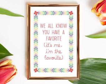Funny Cross Stitch Pattern PDF | Snarky Cross Stitch Chart, Subversive Cross Stitch, Modern Cross Stitch Border, Funny Mother's Day Gift