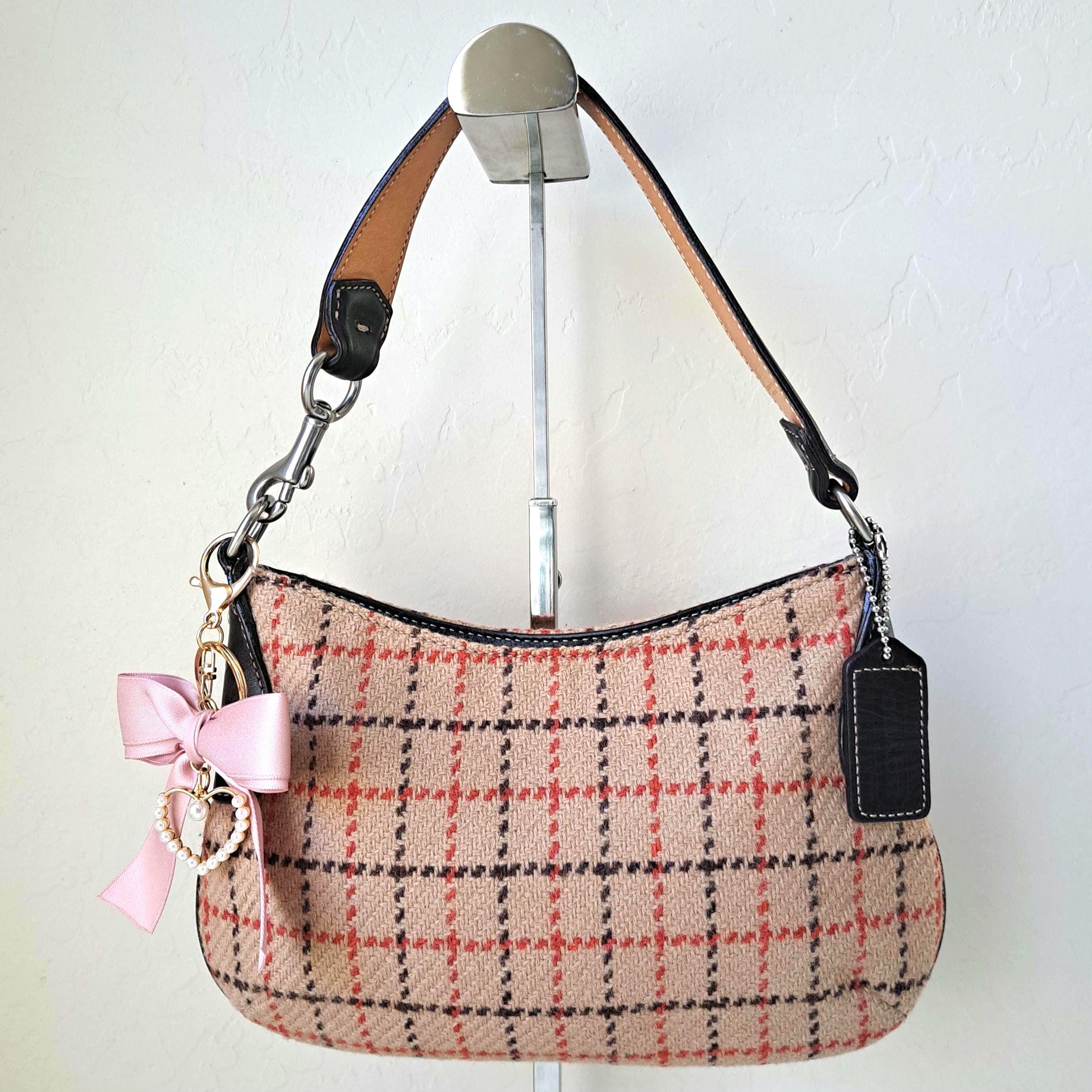 Plaid Coach Handbag - Etsy