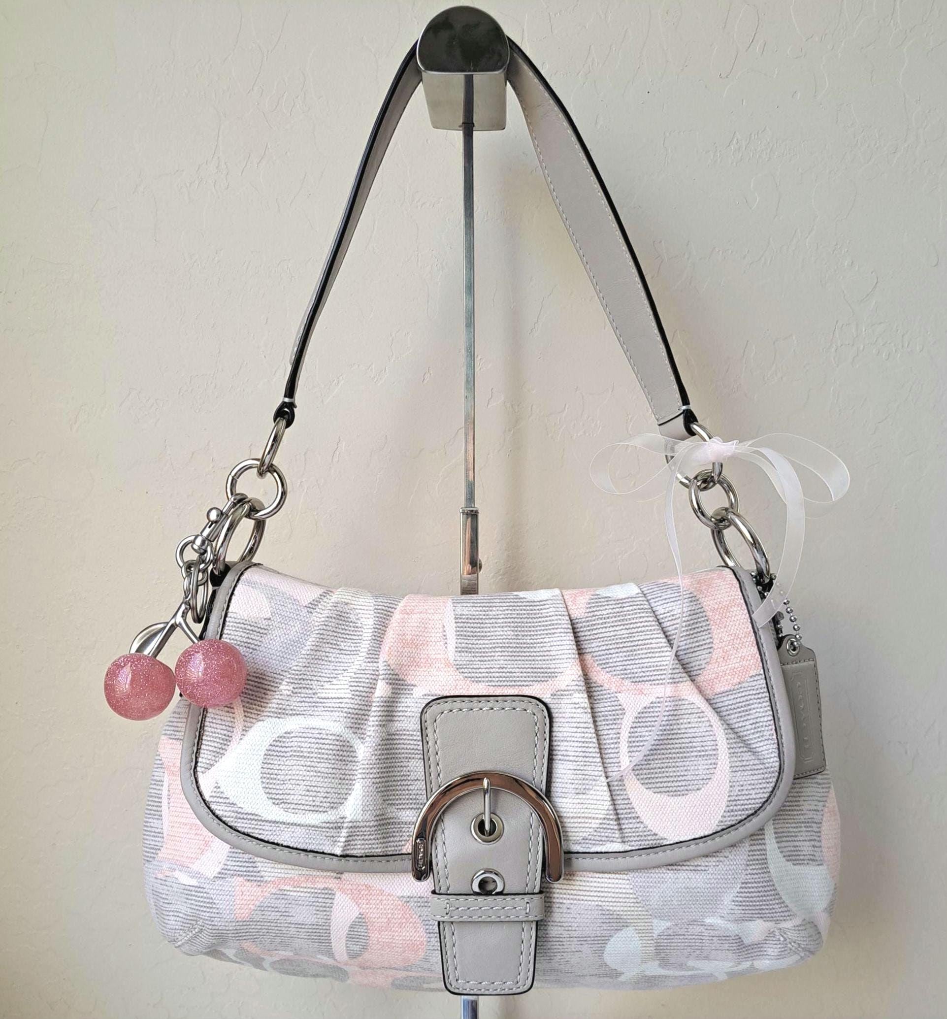 バッグ Rare COACH Floral 2way Bag Pink Rare COACH Floral 2way Bag Pink