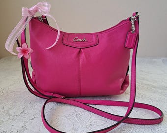 美品✨COACH Accessory Pouch Signature Y2K Y2K Signature Coach Champagne Digital Camera Wristlet Pouch