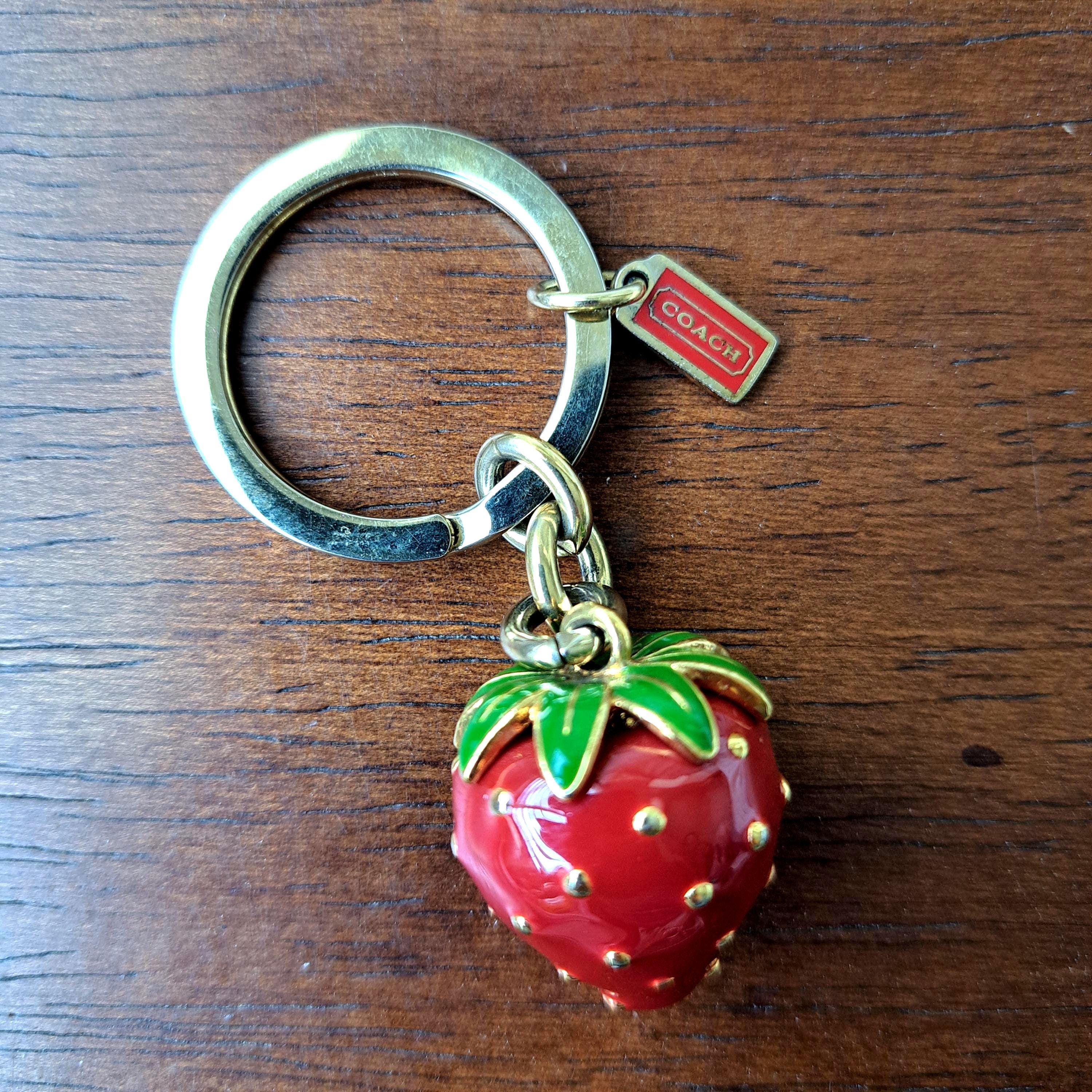 Strawberry Coach Charm - Etsy