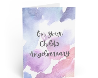 Child Loss Angelversary Card