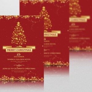 Editable Printable Christmas Party Invitation Template | Festive and ...