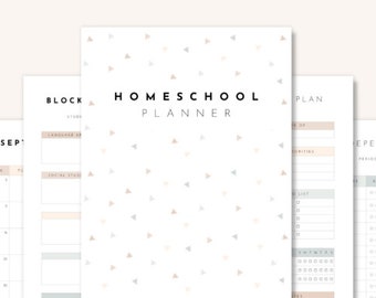 Homeschool Planner Printable: Academic Lesson Planner (PDF)